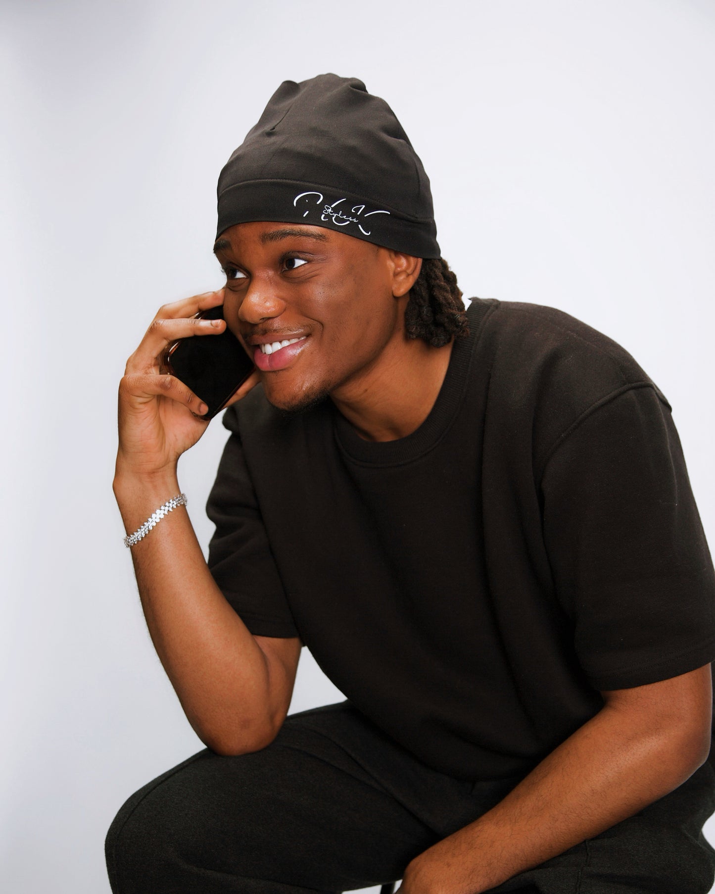 Silk Skull Cap - Black