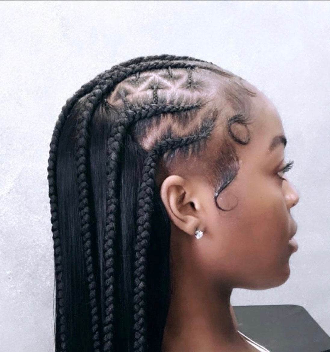 Fulani Braids - With Weave-in