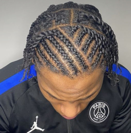 Cornrows Into Twists