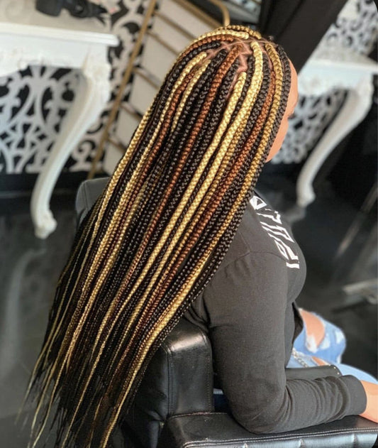 Box Braids (Shoulder to Back)
