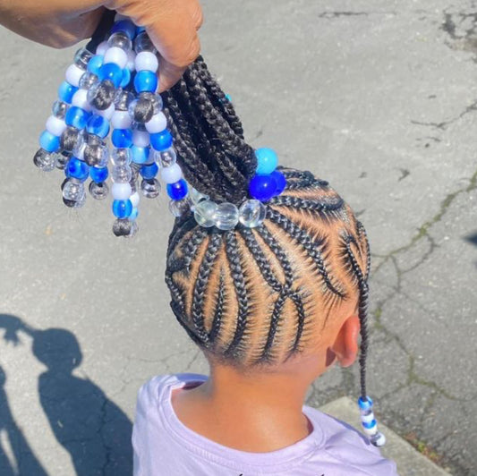 Cornrows Into Bun (Kids)